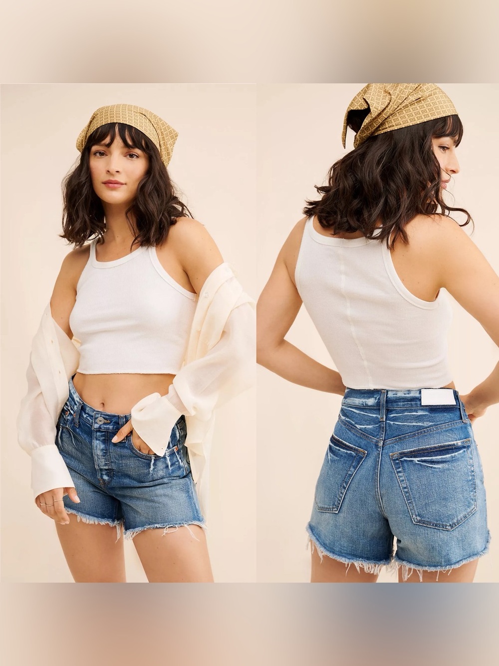 RE/DONE 90’s Low Slung Denim Shorts